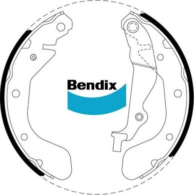Bendix-AU BS1870 - Bremžu loku komplekts autodraugiem.lv