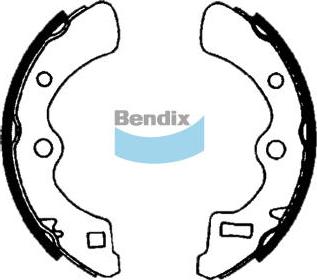 Bendix-AU BS1393 - Bremžu loku komplekts autodraugiem.lv
