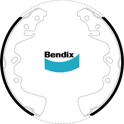 Bendix-AU BS1348 - Bremžu loku komplekts autodraugiem.lv