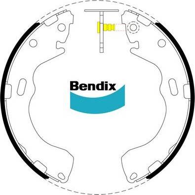 Bendix-AU BS1791 - Bremžu loku komplekts autodraugiem.lv