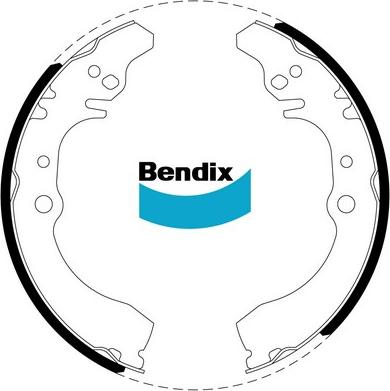 Bendix-AU BS1755 - Bremžu loku komplekts autodraugiem.lv