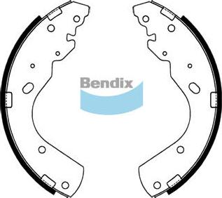 Bendix-AU BS1769 ULT4WD - Bremžu loku komplekts autodraugiem.lv