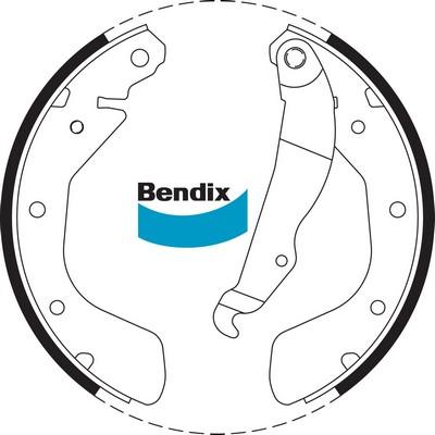 Bendix-AU BS1705 - Bremžu loku komplekts autodraugiem.lv