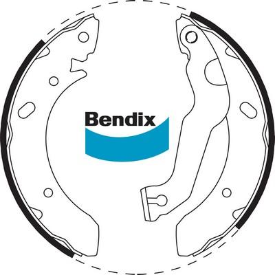 Bendix-AU BS1702 - Bremžu loku komplekts autodraugiem.lv