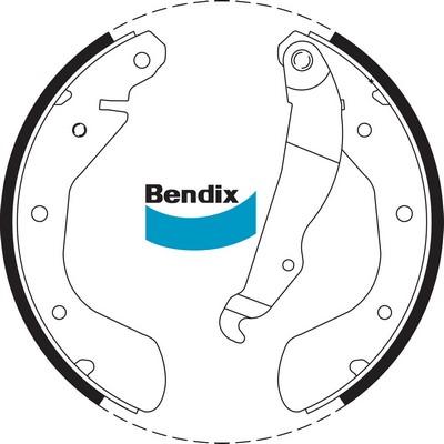 Bendix-AU BS1710 - Bremžu loku komplekts autodraugiem.lv