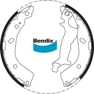 Bendix-AU BS1780 - Bremžu loku komplekts autodraugiem.lv