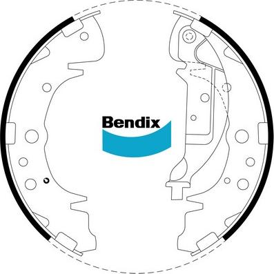 Bendix-AU BS1782 - Bremžu loku komplekts autodraugiem.lv