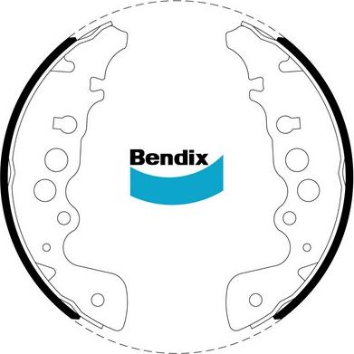 Bendix-AU BS1787 - Bremžu loku komplekts autodraugiem.lv