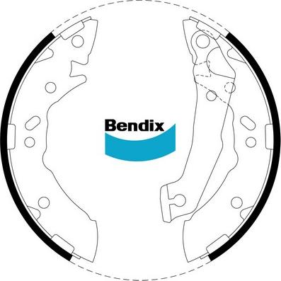 Bendix-AU BS1739 - Bremžu loku komplekts autodraugiem.lv