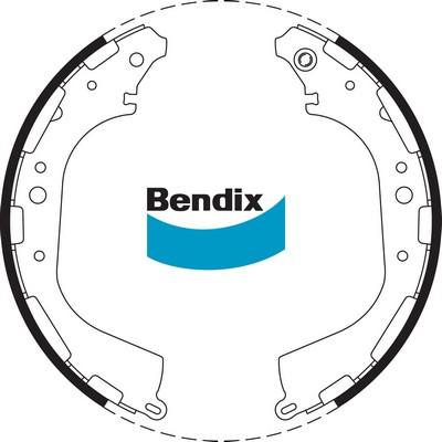 Bendix-AU BS1726 - Bremžu loku komplekts autodraugiem.lv