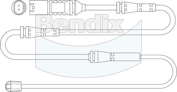 Bendix-AU BWS1156 - Indikators, Bremžu uzliku nodilums autodraugiem.lv
