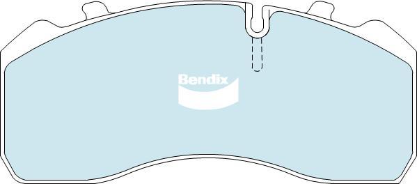 Bendix-AU CVP036PTHD - Bremžu uzliku kompl., Disku bremzes autodraugiem.lv