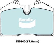Bendix-AU DB440 ULT - Bremžu uzliku kompl., Disku bremzes autodraugiem.lv