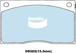 Bendix-AU DB585 GCT - Bremžu uzliku kompl., Disku bremzes autodraugiem.lv