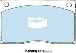 Bendix-AU DB585 ULT - Bremžu uzliku kompl., Disku bremzes autodraugiem.lv