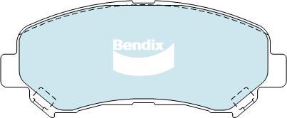 Bendix-AU DB1946 -4WD - Bremžu uzliku kompl., Disku bremzes autodraugiem.lv
