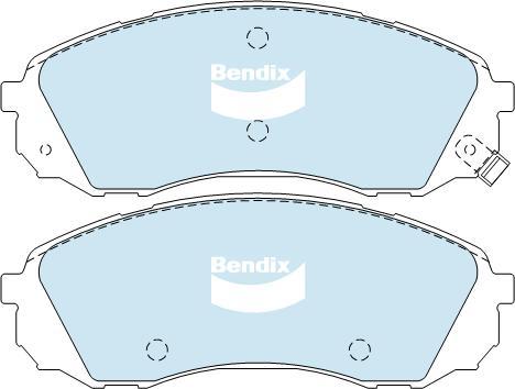 Bendix-AU DB1940 HD - Bremžu uzliku kompl., Disku bremzes autodraugiem.lv