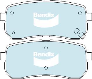 Bendix-AU DB1957 ULT - Bremžu uzliku kompl., Disku bremzes autodraugiem.lv