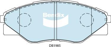 Bendix-AU DB1985 -4WD - Bremžu uzliku kompl., Disku bremzes autodraugiem.lv