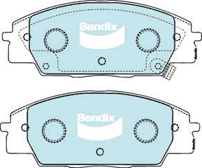 Bendix-AU DB1452 GCT - Bremžu uzliku kompl., Disku bremzes autodraugiem.lv