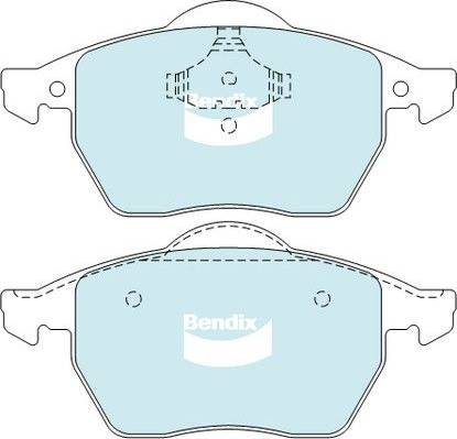 Bendix-AU DB1401 EURO+ - Bremžu uzliku kompl., Disku bremzes autodraugiem.lv