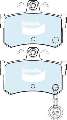 Bendix-AU DB1197 GCT - Bremžu uzliku kompl., Disku bremzes autodraugiem.lv