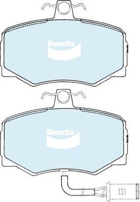 Bendix-AU DB1153 GCT - Bremžu uzliku kompl., Disku bremzes autodraugiem.lv