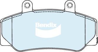 Bendix-AU DB1169 EURO+ - Bremžu uzliku kompl., Disku bremzes autodraugiem.lv