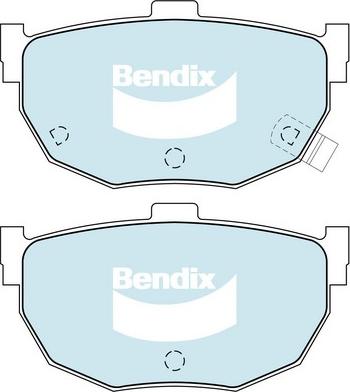 Bendix-AU DB1166 GCT - Bremžu uzliku kompl., Disku bremzes autodraugiem.lv