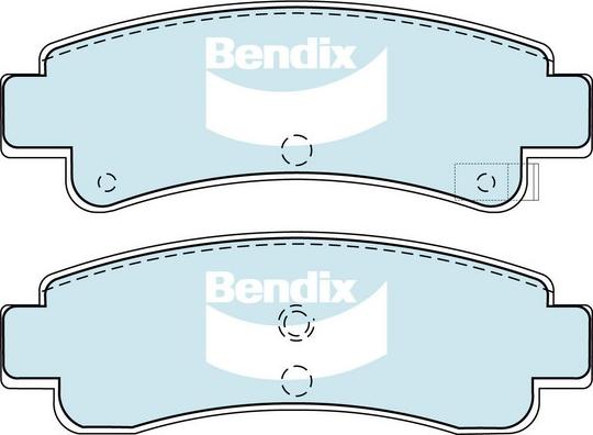 Bendix-AU DB1118 GCT - Bremžu uzliku kompl., Disku bremzes autodraugiem.lv