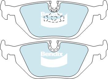 Bendix-AU DB1245 ULT - Bremžu uzliku kompl., Disku bremzes autodraugiem.lv