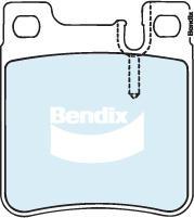 Bendix-AU DB1241 EURO+ - Bremžu uzliku kompl., Disku bremzes autodraugiem.lv