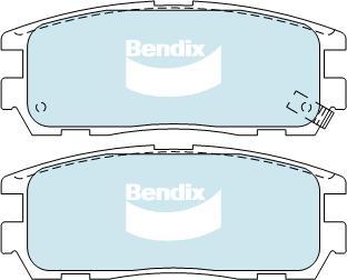 Bendix-AU DB1280 -4WD - Bremžu uzliku kompl., Disku bremzes autodraugiem.lv