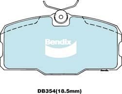 Bendix-AU DB354 GCT - Bremžu uzliku kompl., Disku bremzes autodraugiem.lv