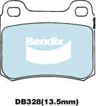 Bendix-AU DB328 EURO+ - Bremžu uzliku kompl., Disku bremzes autodraugiem.lv