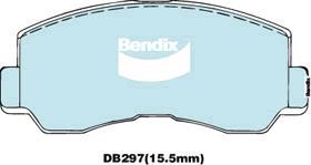 Bendix-AU DB297 -4WD - Bremžu uzliku kompl., Disku bremzes autodraugiem.lv