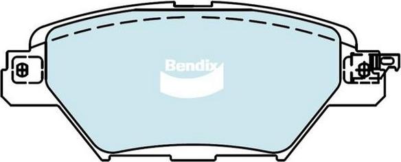Bendix-AU DB2485 4WD - Bremžu uzliku kompl., Disku bremzes autodraugiem.lv