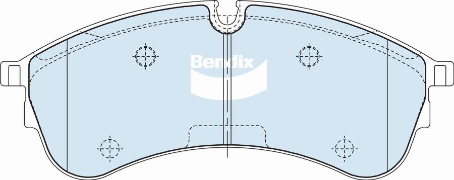 Bendix-AU DB2682 HD - Bremžu uzliku kompl., Disku bremzes autodraugiem.lv