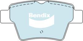 Bendix-AU DB2044 EURO+ - Bremžu uzliku kompl., Disku bremzes autodraugiem.lv