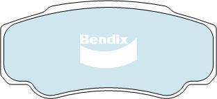 Bendix-AU DB2046 HD - Bremžu uzliku kompl., Disku bremzes autodraugiem.lv