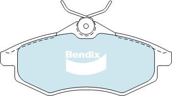 Bendix-AU DB2042 EURO+ - Bremžu uzliku kompl., Disku bremzes autodraugiem.lv