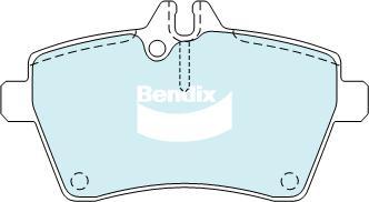 Bendix-AU DB2019 EURO+ - Bremžu uzliku kompl., Disku bremzes autodraugiem.lv