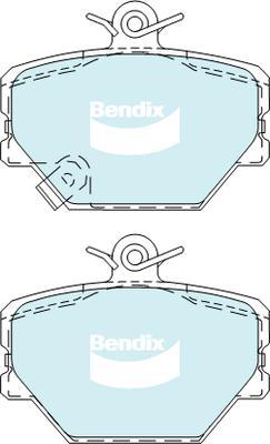 Bendix-AU DB2030 EURO+ - Bremžu uzliku kompl., Disku bremzes autodraugiem.lv