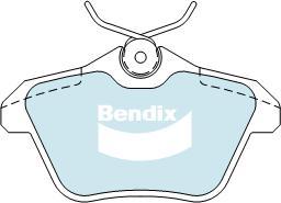 Bendix-AU DB2038 EURO+ - Bremžu uzliku kompl., Disku bremzes autodraugiem.lv