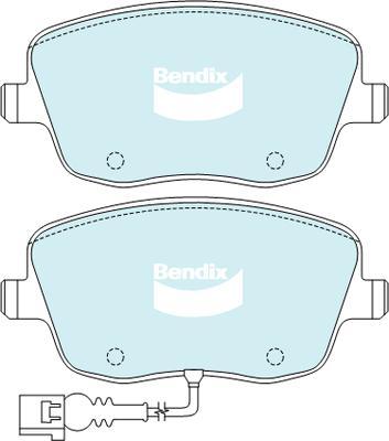 Bendix-AU DB2032 EURO+ - Bremžu uzliku kompl., Disku bremzes autodraugiem.lv