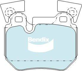 Bendix-AU DB2196 GCT - Bremžu uzliku kompl., Disku bremzes autodraugiem.lv