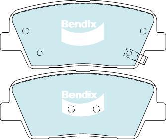 Bendix-AU DB2178 GCT - Bremžu uzliku kompl., Disku bremzes autodraugiem.lv