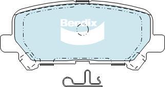 Bendix-AU DB2368 -4WD - Bremžu uzliku kompl., Disku bremzes autodraugiem.lv