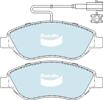 Bendix-AU DB2247 GCT - Bremžu uzliku kompl., Disku bremzes autodraugiem.lv