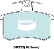 Bendix-AU DB222 EURO+ - Bremžu uzliku kompl., Disku bremzes autodraugiem.lv